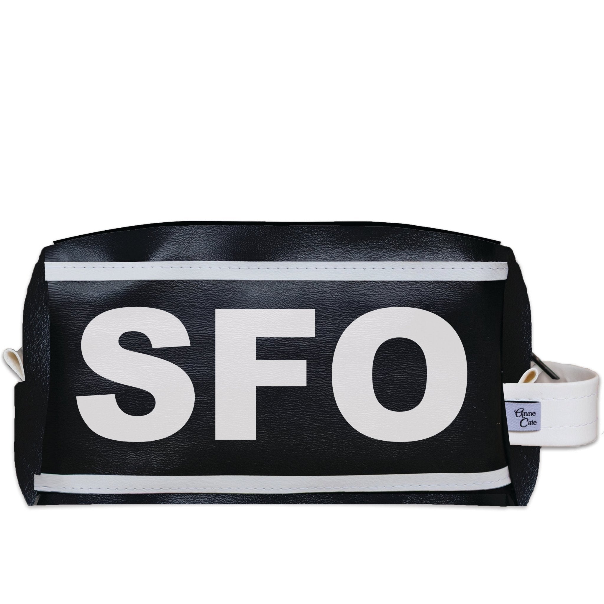 SFO (San Francisco) City Abbreviation Travel Dopp Kit Toiletry Bag - Anne Cate