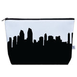 San Diego CA Skyline Cosmetic Makeup Bag