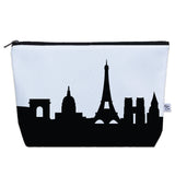 Paris France Skyline Cosmetic Makeup Bag