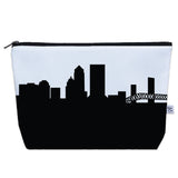 Jacksonville FL Skyline Cosmetic Makeup Bag