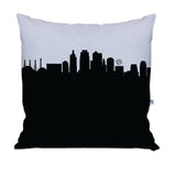 Kansas City MO Skyline Large Throw Pillow