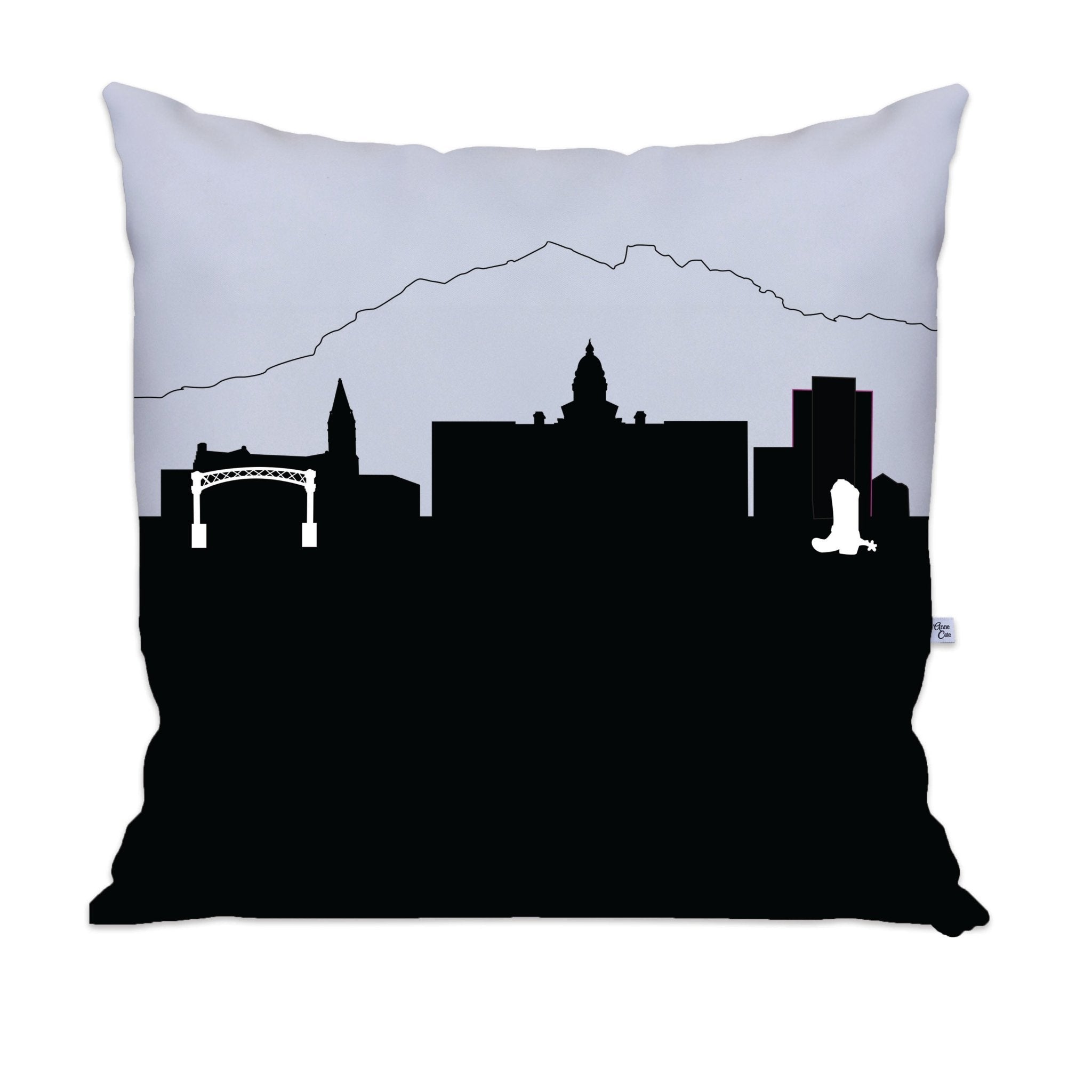 Skyline Large Throw Pillow - Anne Cate