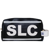 SLC (Salt Lake City) City Abbreviation Travel Dopp Kit Toiletry Bag