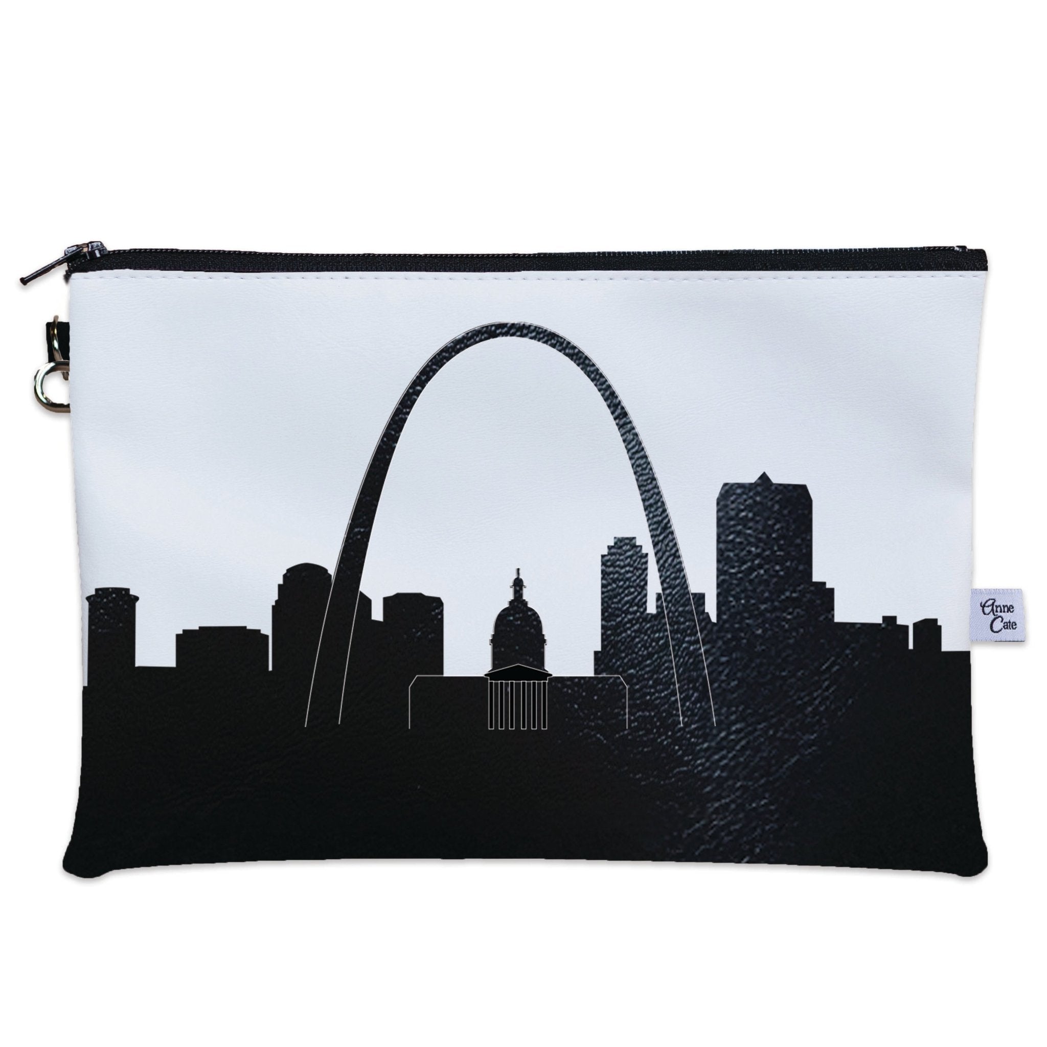 St. Louis MO Skyline Wristlet Clutch Purse - Anne Cate