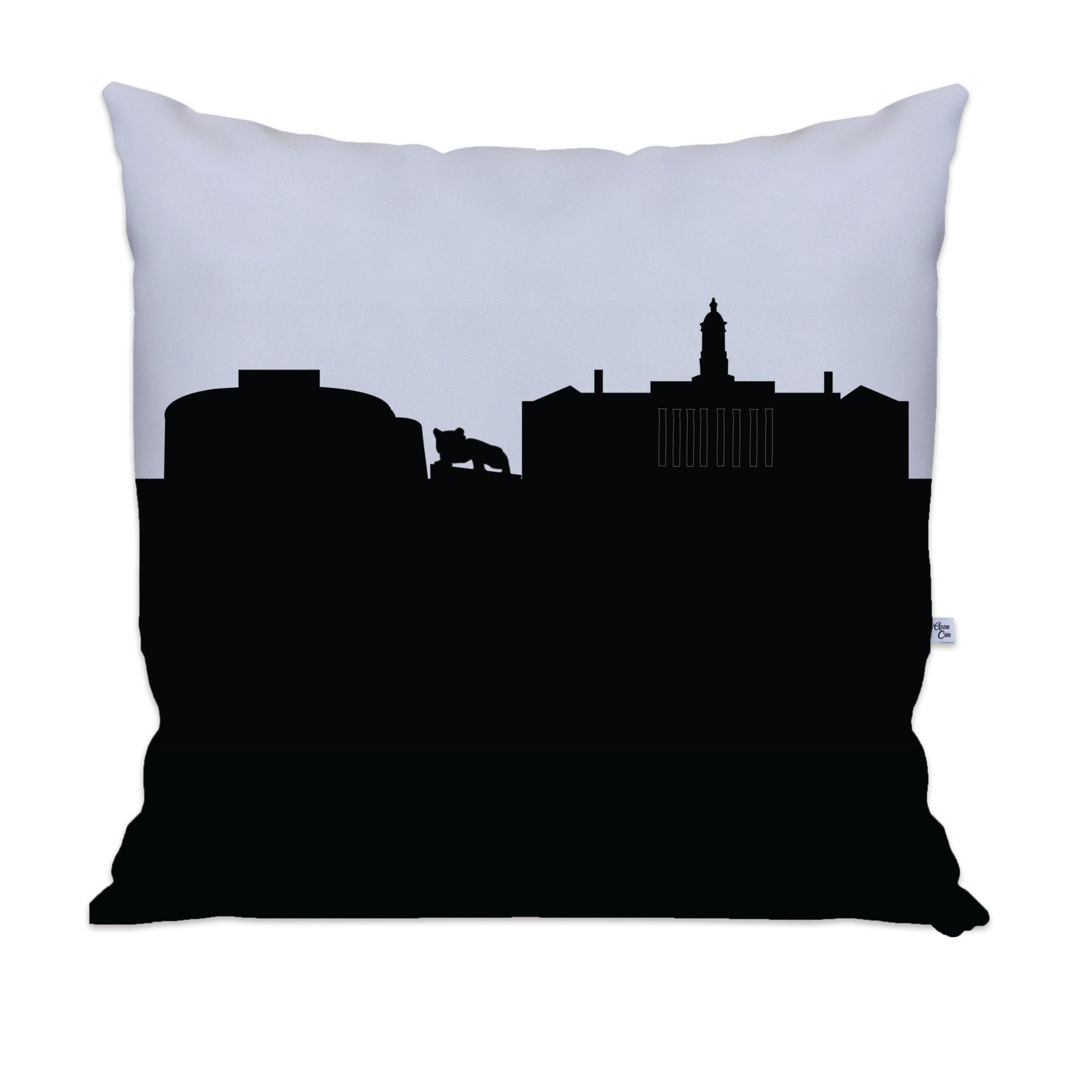 State College PA (Penn State University) Skyline Large Throw Pillow - Anne Cate