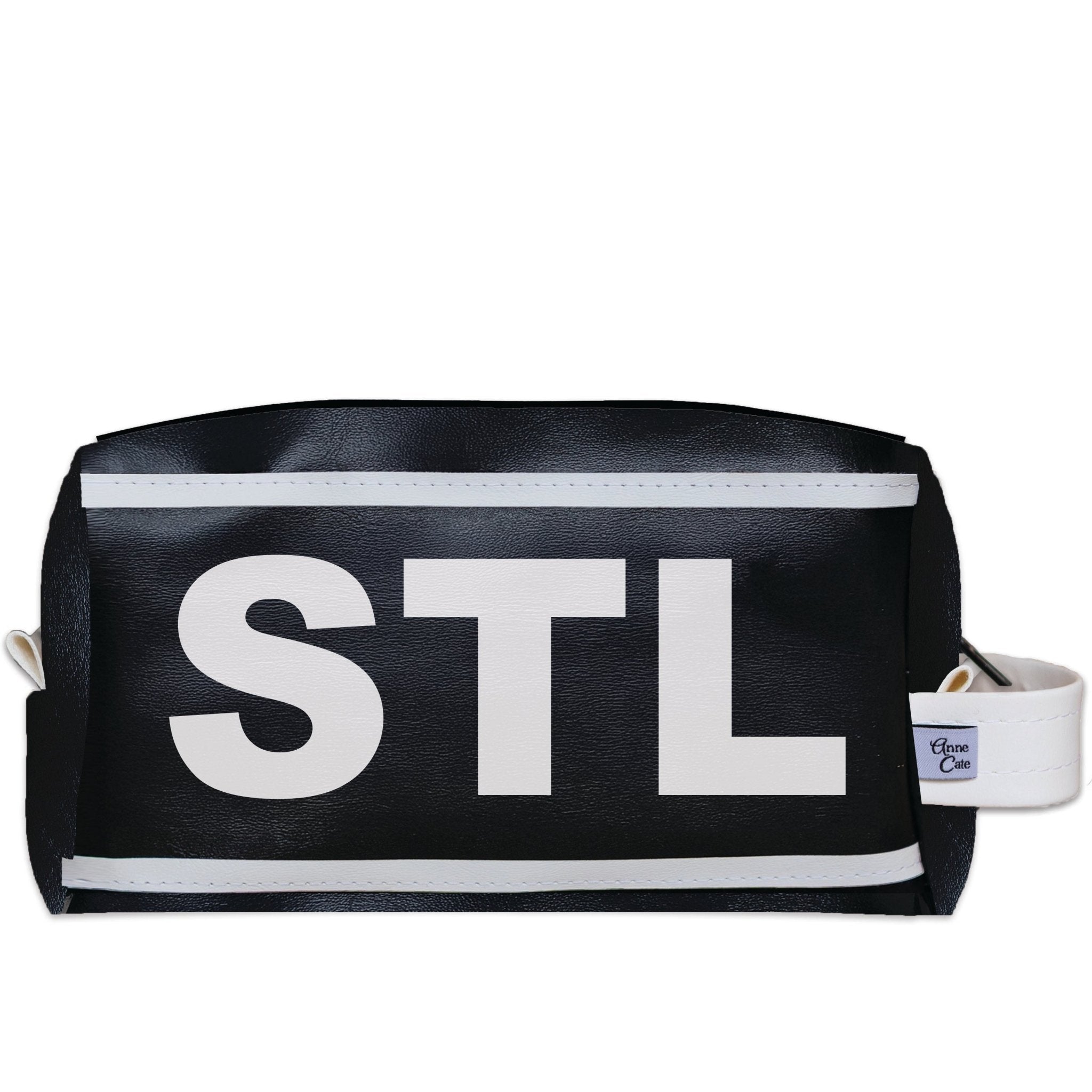 STL (St. Louis) City Abbreviation Travel Dopp Kit Toiletry Bag - Anne Cate