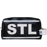 STL (St. Louis) City Abbreviation Travel Dopp Kit Toiletry Bag