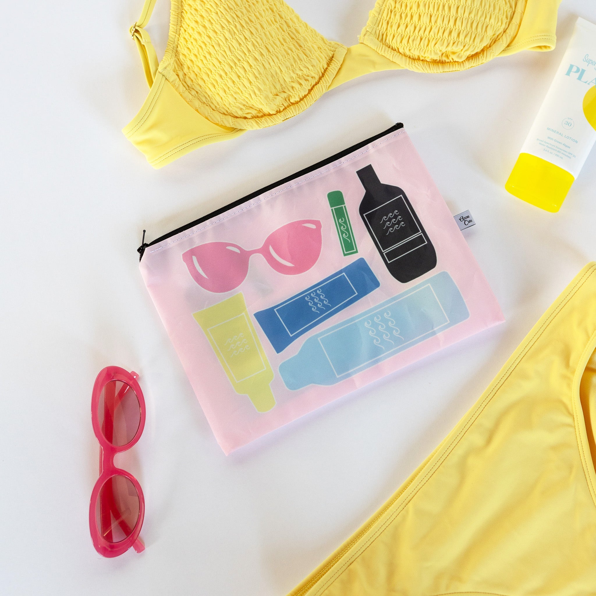 Sun-Day! Sailcloth Splash-Proof Pouch Wet Bag - Anne Cate