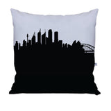 Sydney Australia Skyline Large Throw Pillow