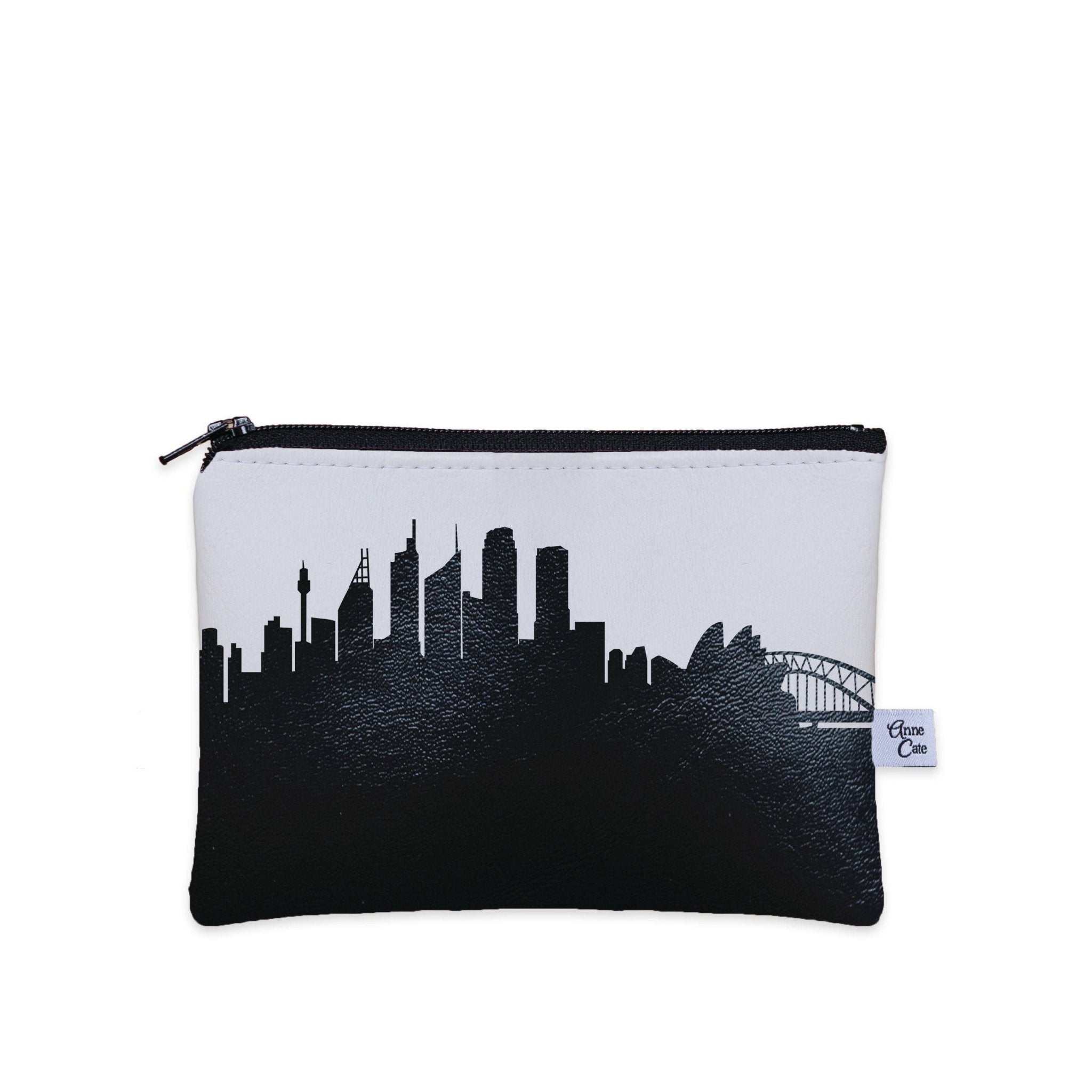 Sydney Australia Skyline Vegan Leather Mini Wallet - Anne Cate