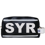 SYR (Syracuse) City Abbreviation Travel Dopp Kit Toiletry Bag