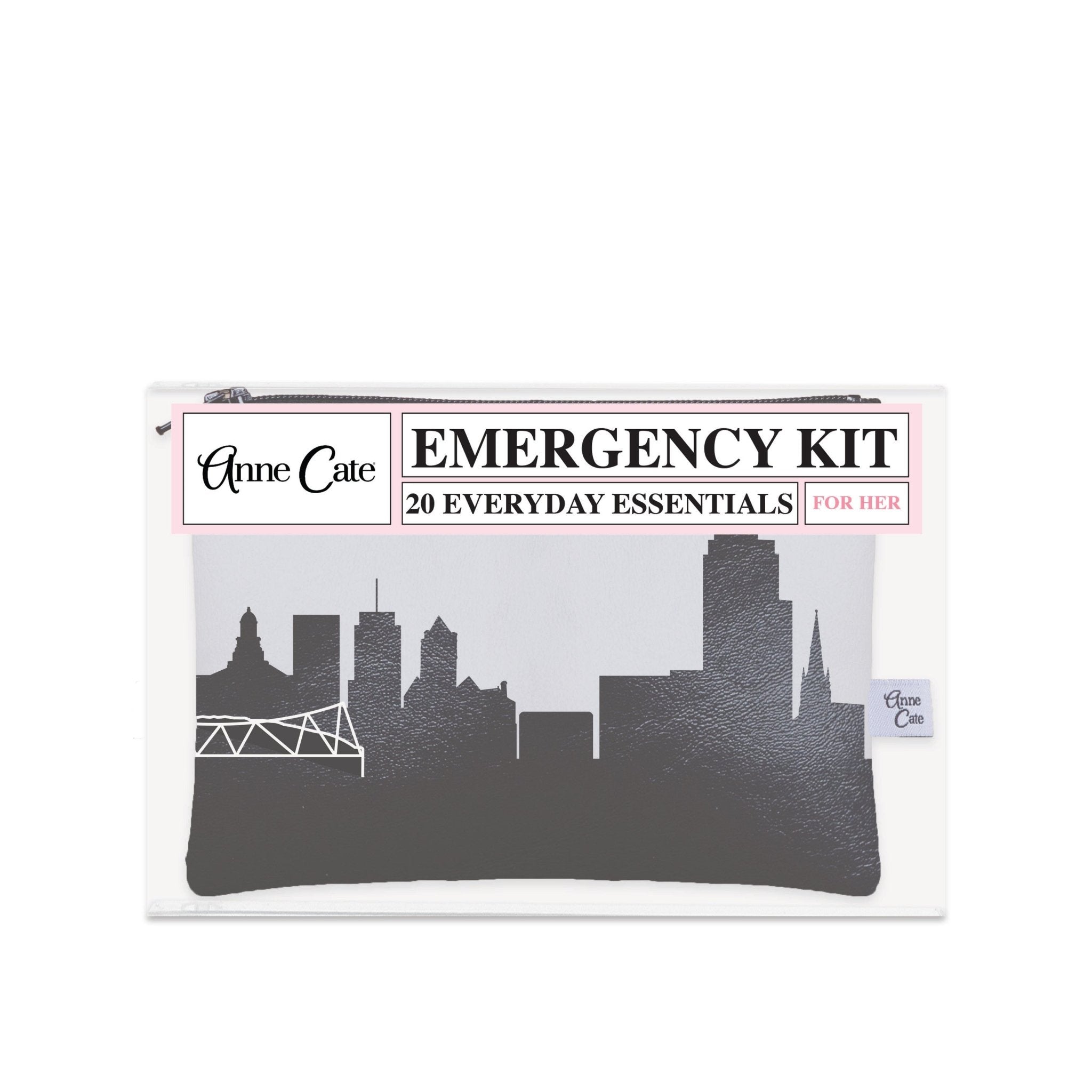 Syracuse NY Skyline Mini Wallet Emergency Kit - For Her - Anne Cate