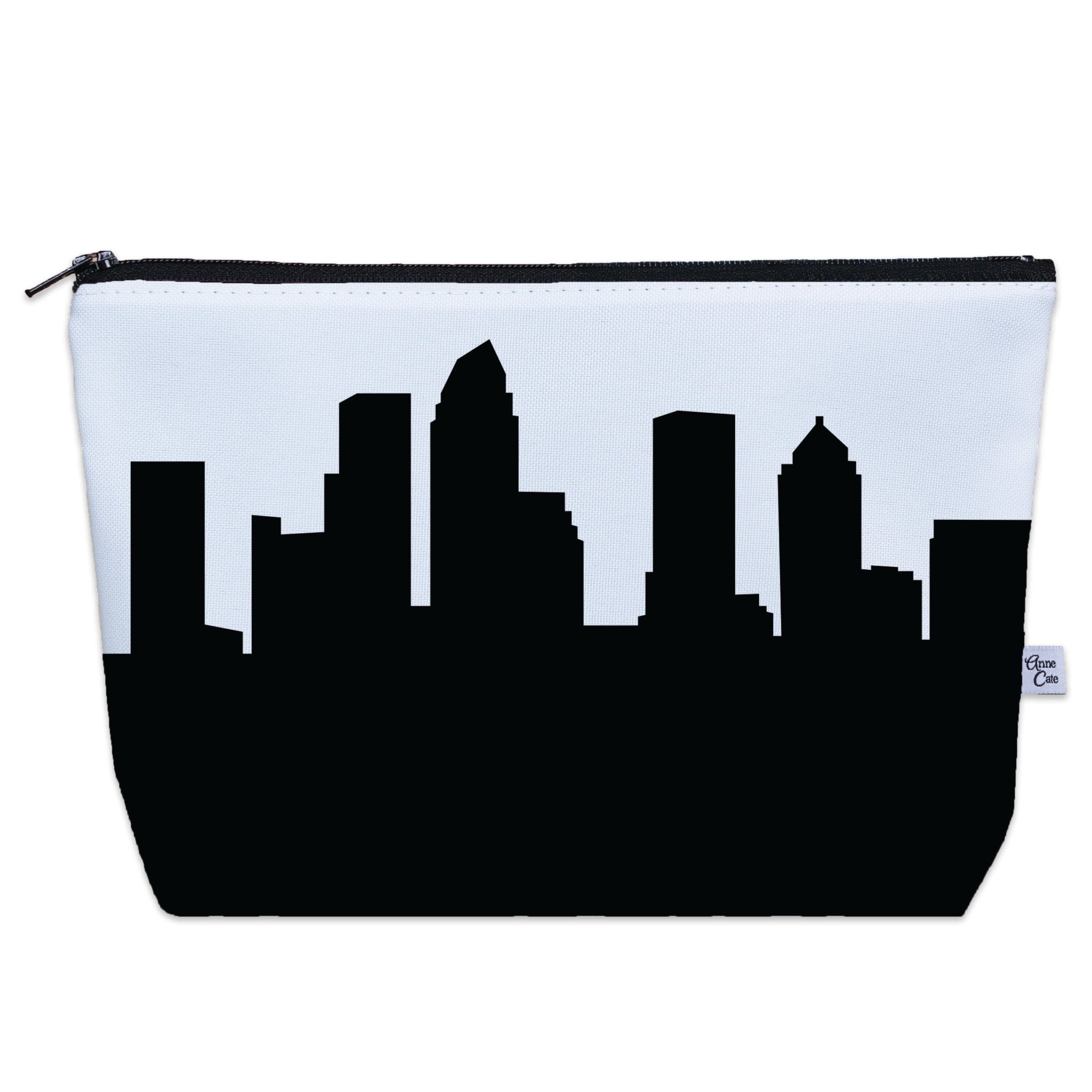 Tampa FL Skyline Cosmetic Makeup Bag - Anne Cate