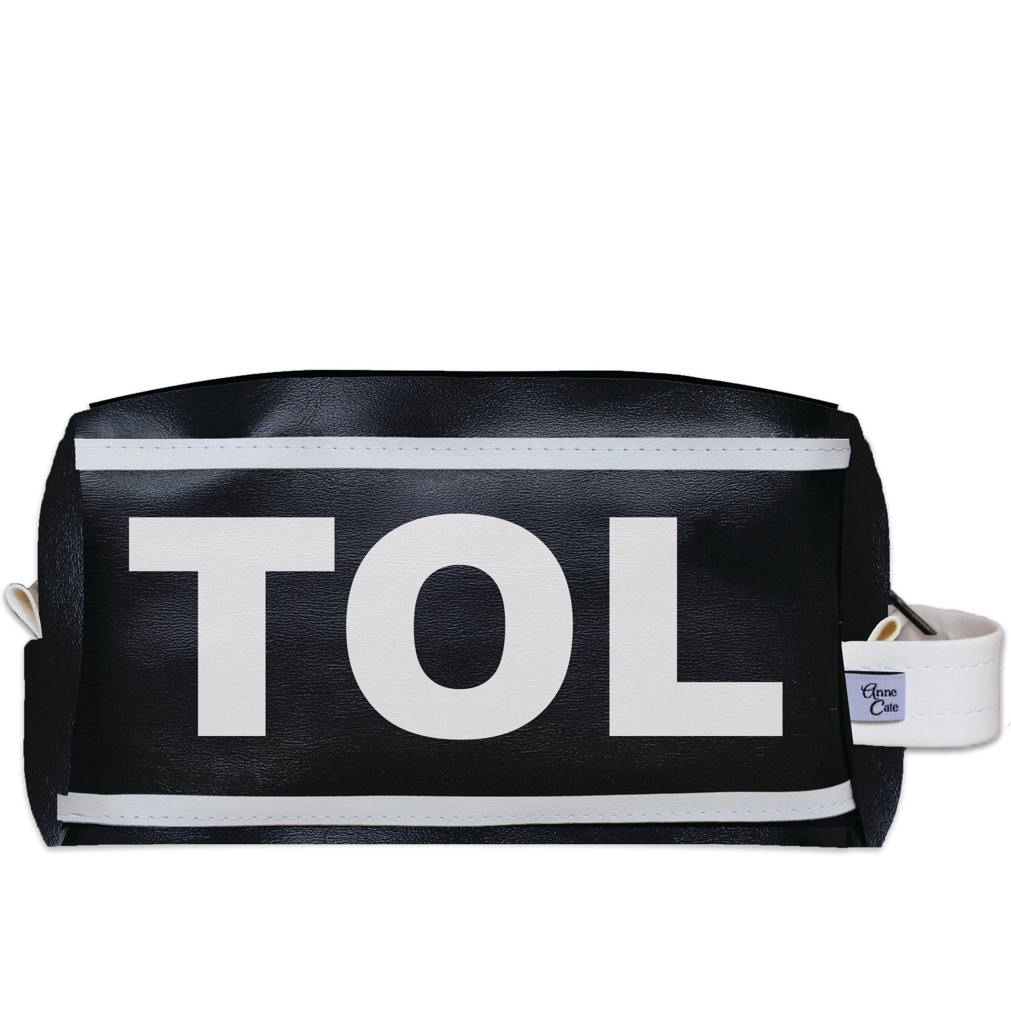 TOL (Toledo) City Abbreviation Travel Dopp Kit Toiletry Bag - Anne Cate
