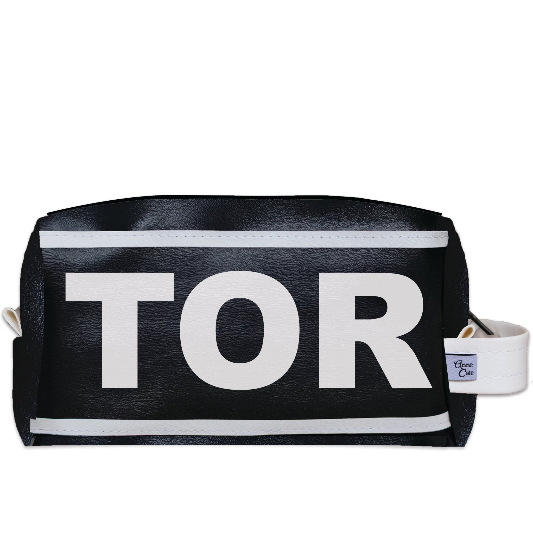TOR (Toronto) City Abbreviation Travel Dopp Kit Toiletry Bag - Anne Cate