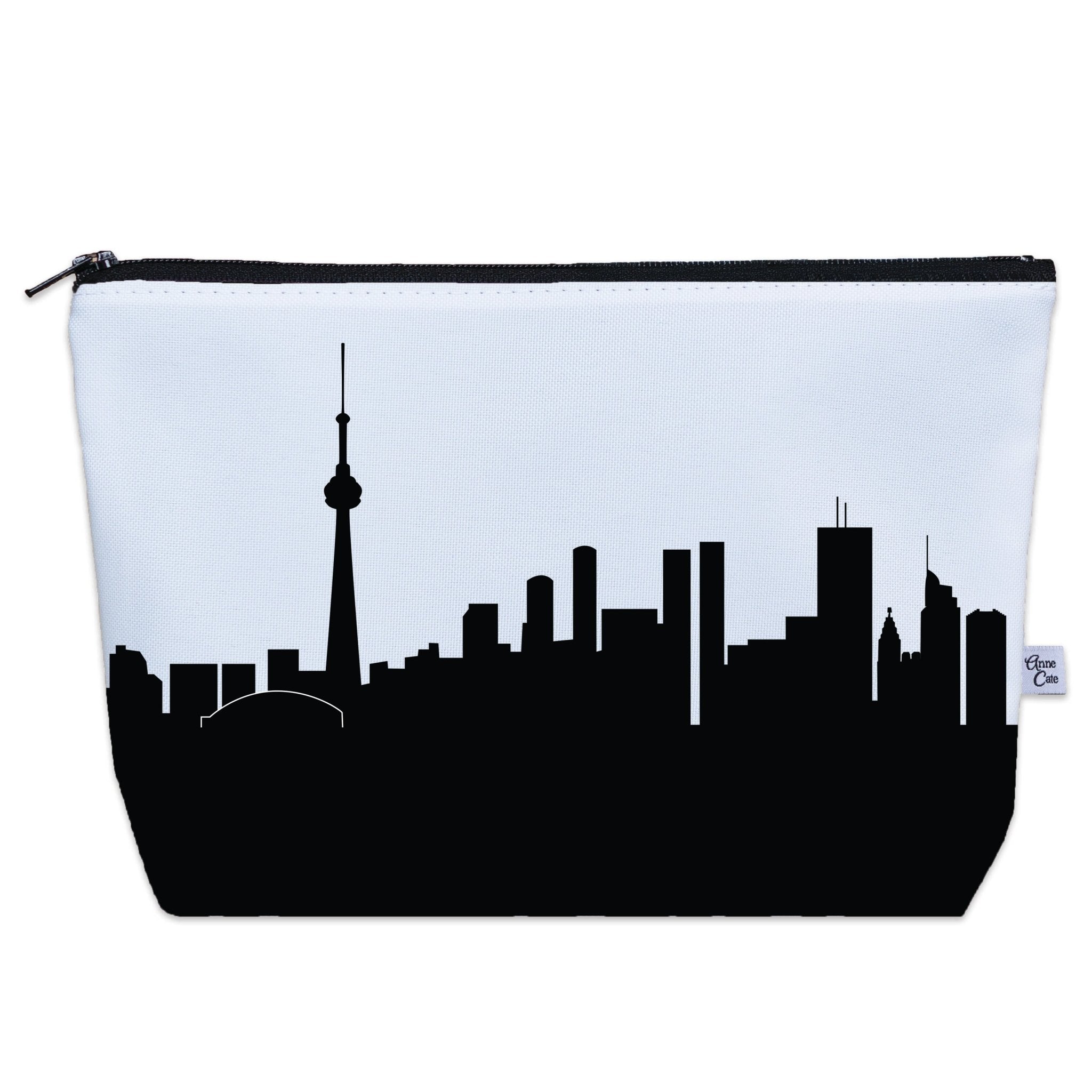 Toronto ON Canada Skyline Cosmetic Makeup Bag - Anne Cate