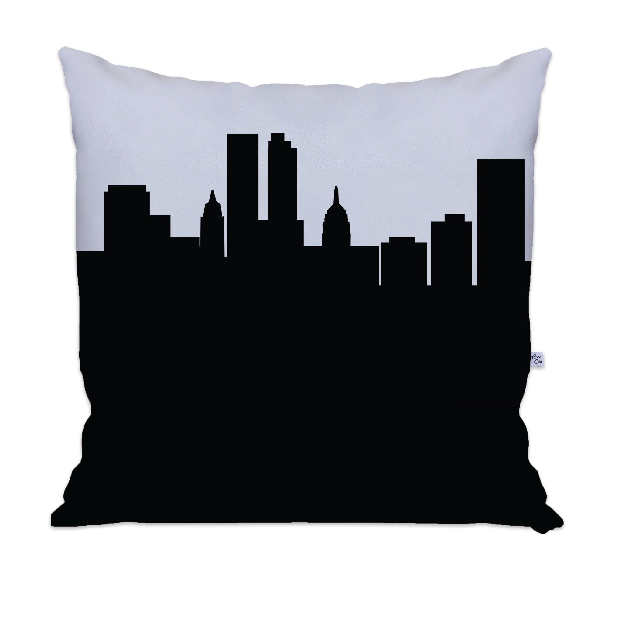 Tulsa OK Skyline Large Throw Pillow - Anne Cate