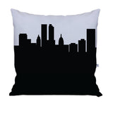 Tulsa OK Skyline Large Throw Pillow