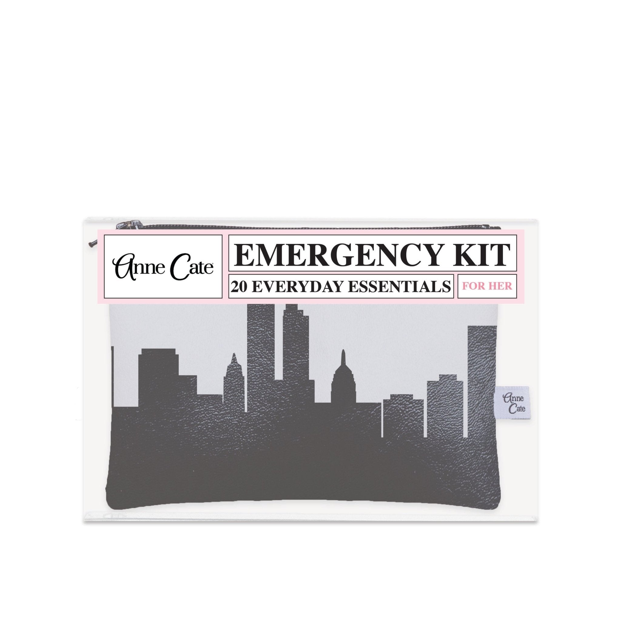 Tulsa OK Skyline Mini Wallet Emergency Kit - For Her - Anne Cate