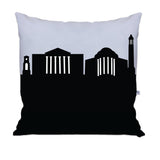 Tuscaloosa AL (University of Alabama) Skyline Large Throw Pillow