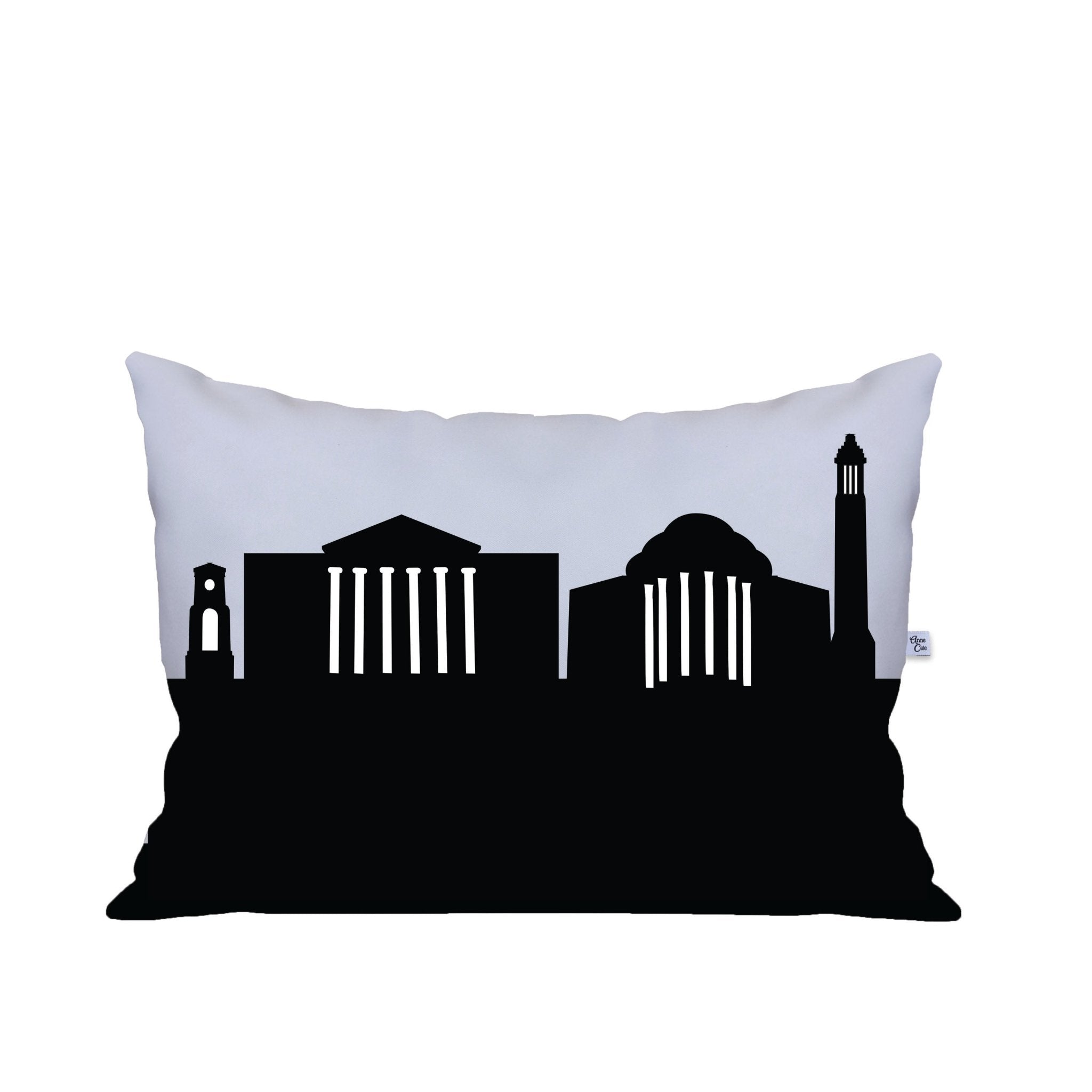 Tuscaloosa AL (University of Alabama) Skyline Lumbar Pillow - Anne Cate