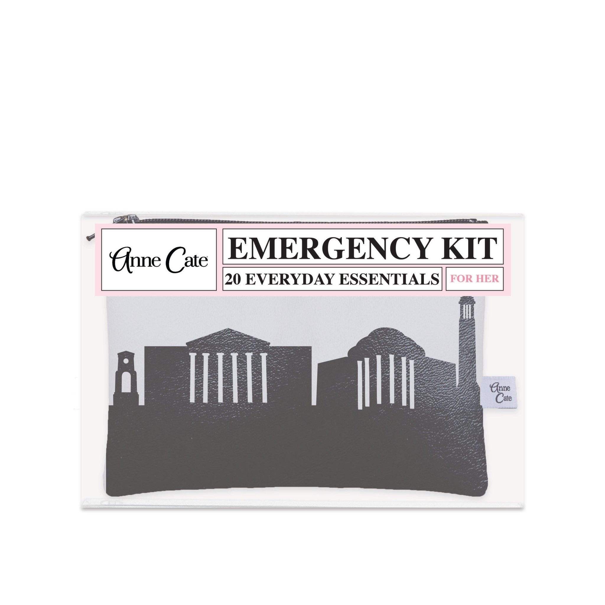 Tuscaloosa AL (University of Alabama) Skyline Mini Wallet Emergency Kit - For Her - Anne Cate
