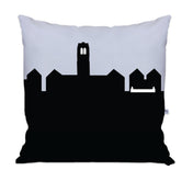 University Heights OH (John Carroll University) Skyline Large Throw Pillow - Anne Cate