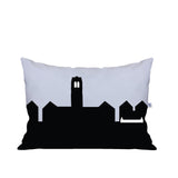 University Heights OH (John Carroll University) Skyline Lumbar Pillow