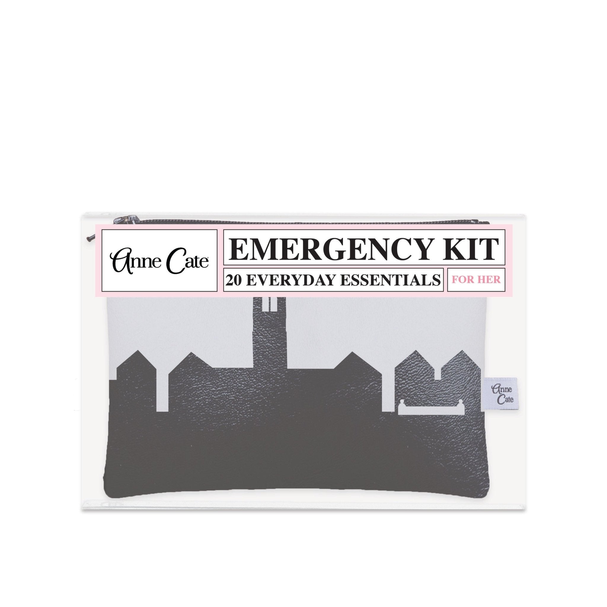 University Heights OH (John Carroll University) Skyline Mini Wallet Emergency Kit - For Her - Anne Cate