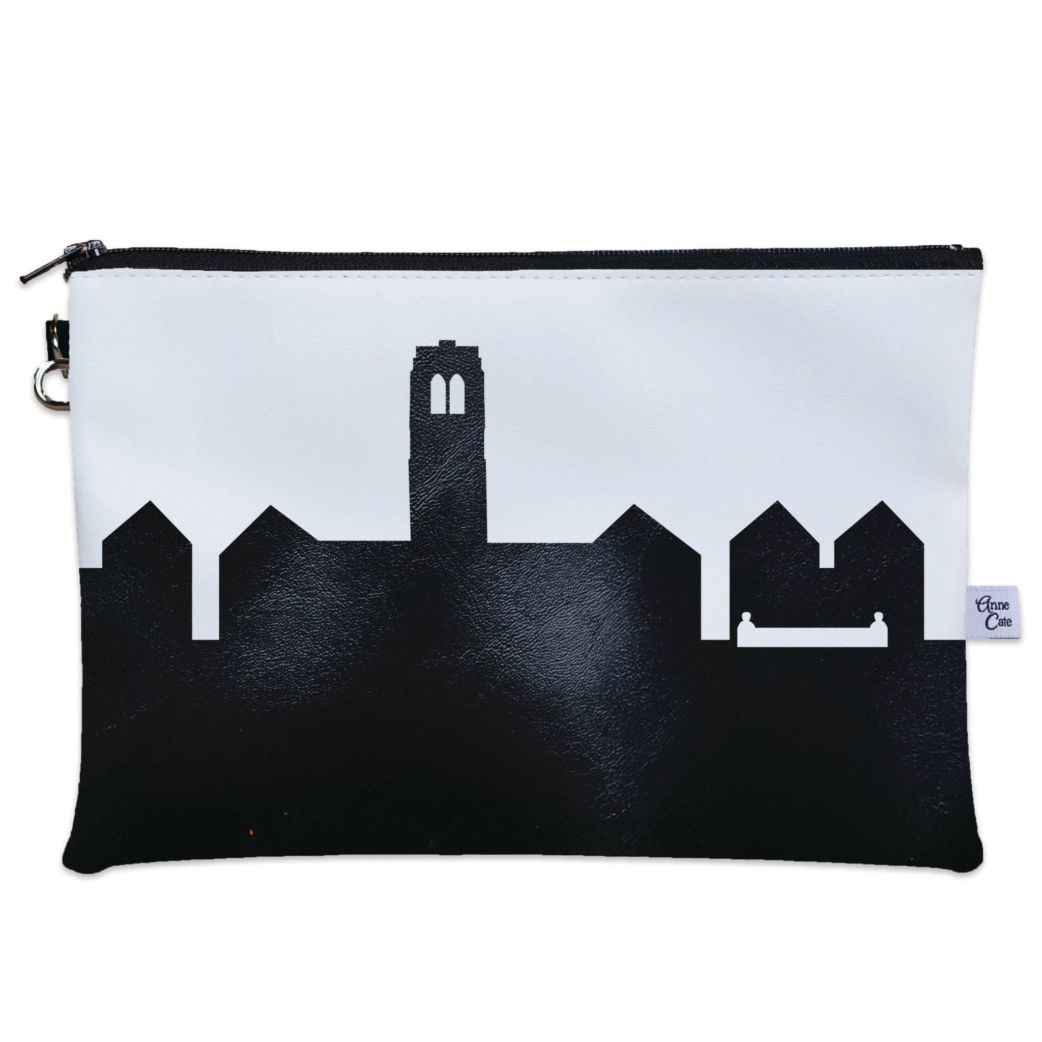 University Heights OH (John Carroll University) Skyline Wristlet Clutch Purse - Anne Cate