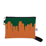 University of Miami Football Stadium Skyline Game Day Wristlet