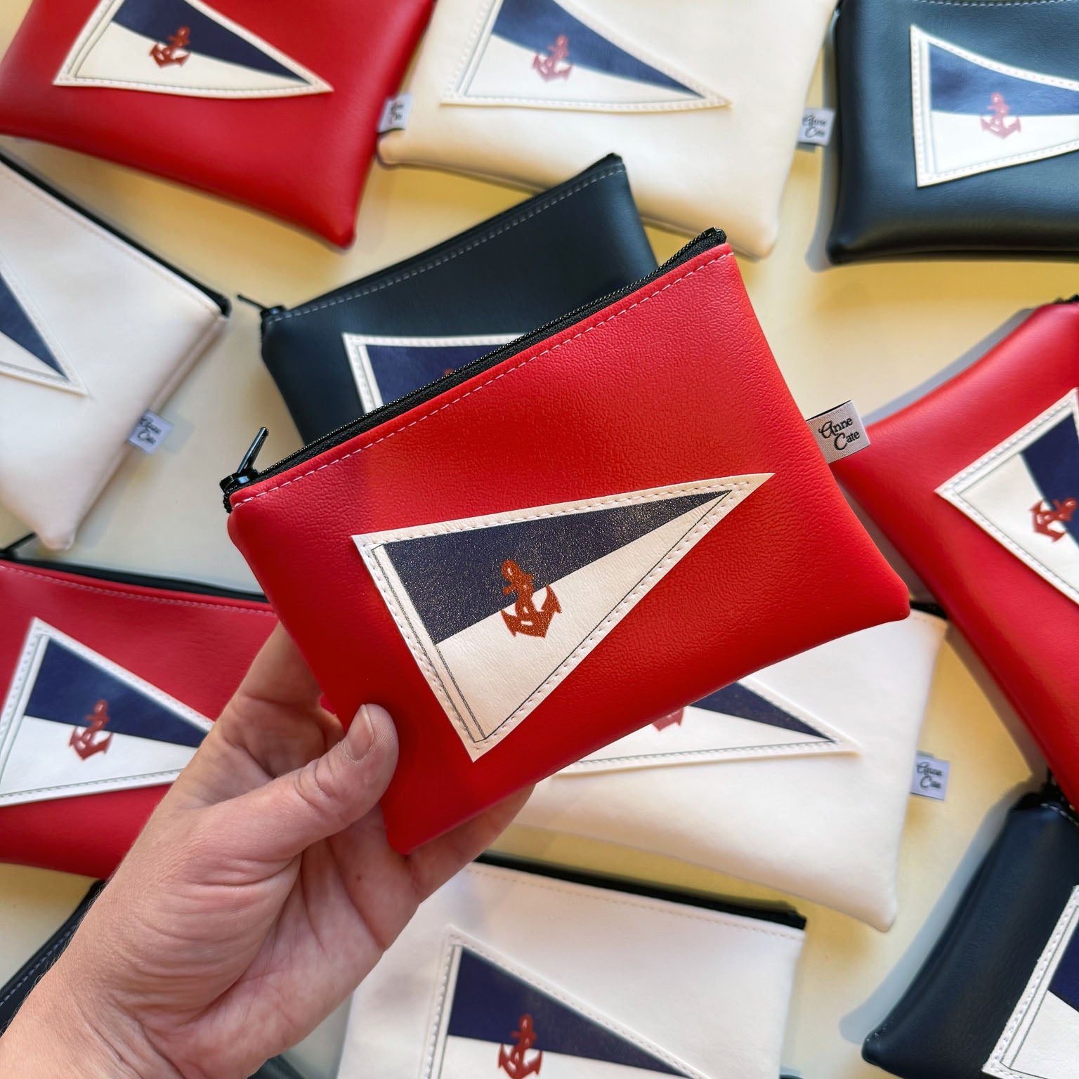 Vegan Leather Mini Wallet - Custom - Anne Cate