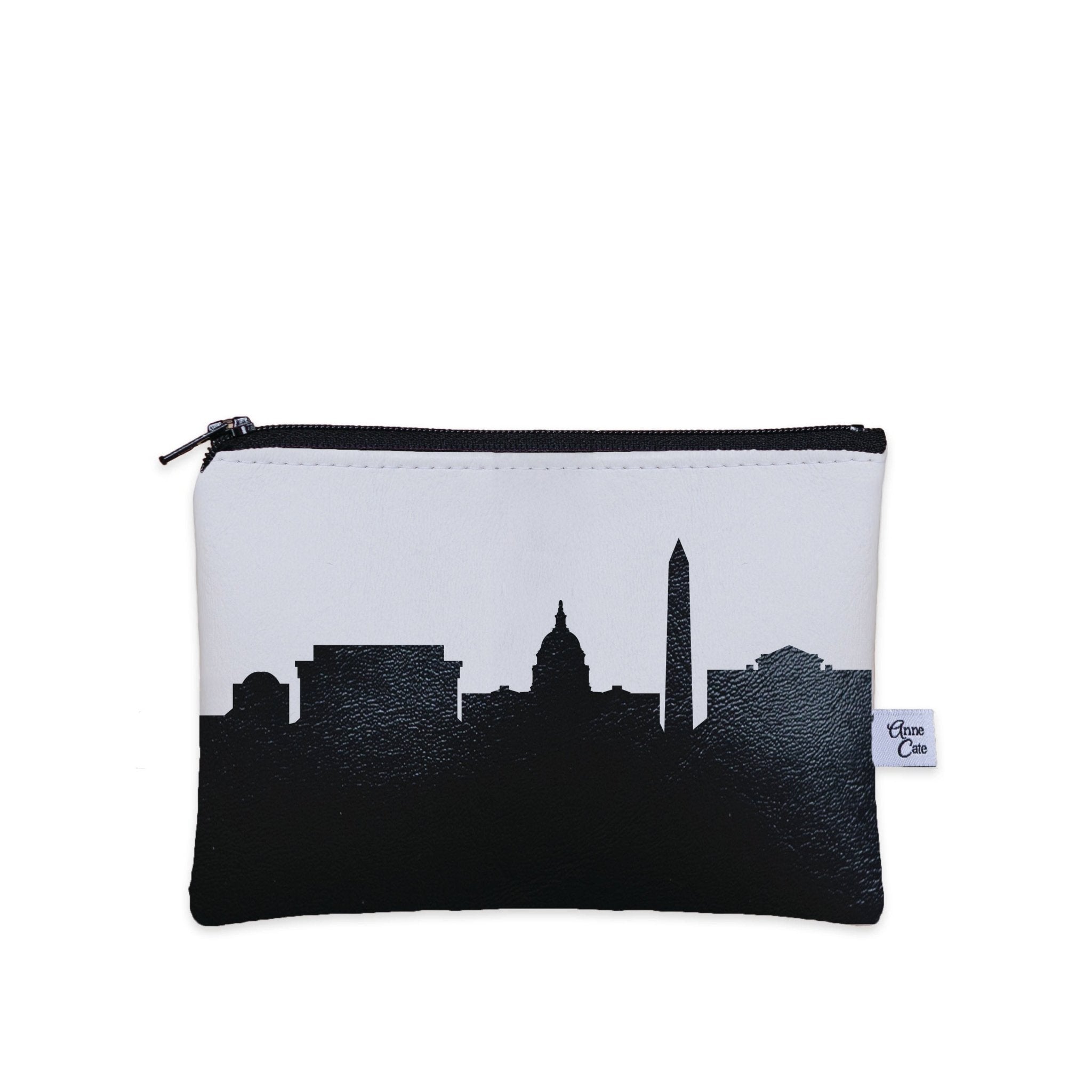 Washington D.C. Skyline Vegan Leather Mini Wallet - Anne Cate