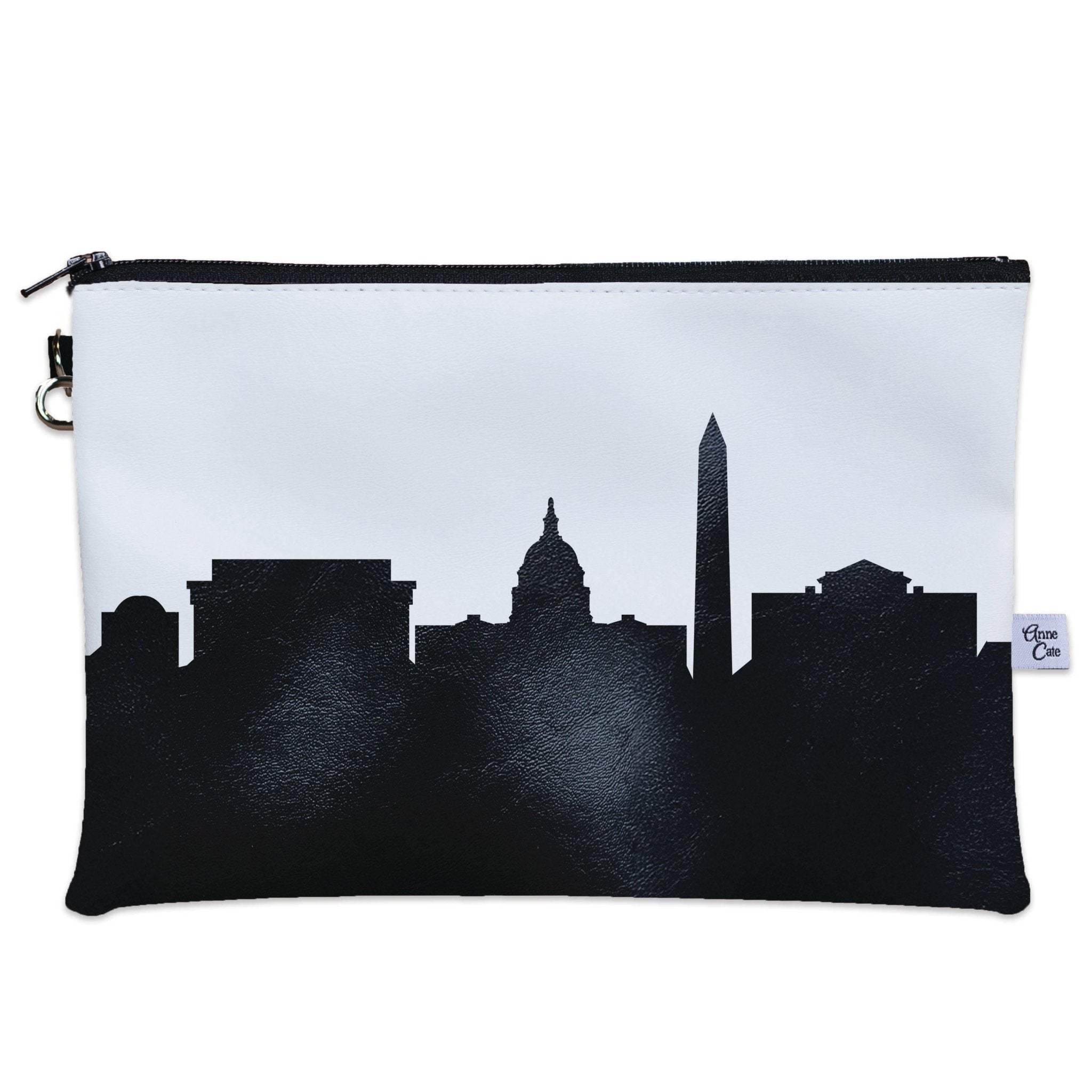 Washington D.C. Skyline Wristlet Clutch Purse - Anne Cate