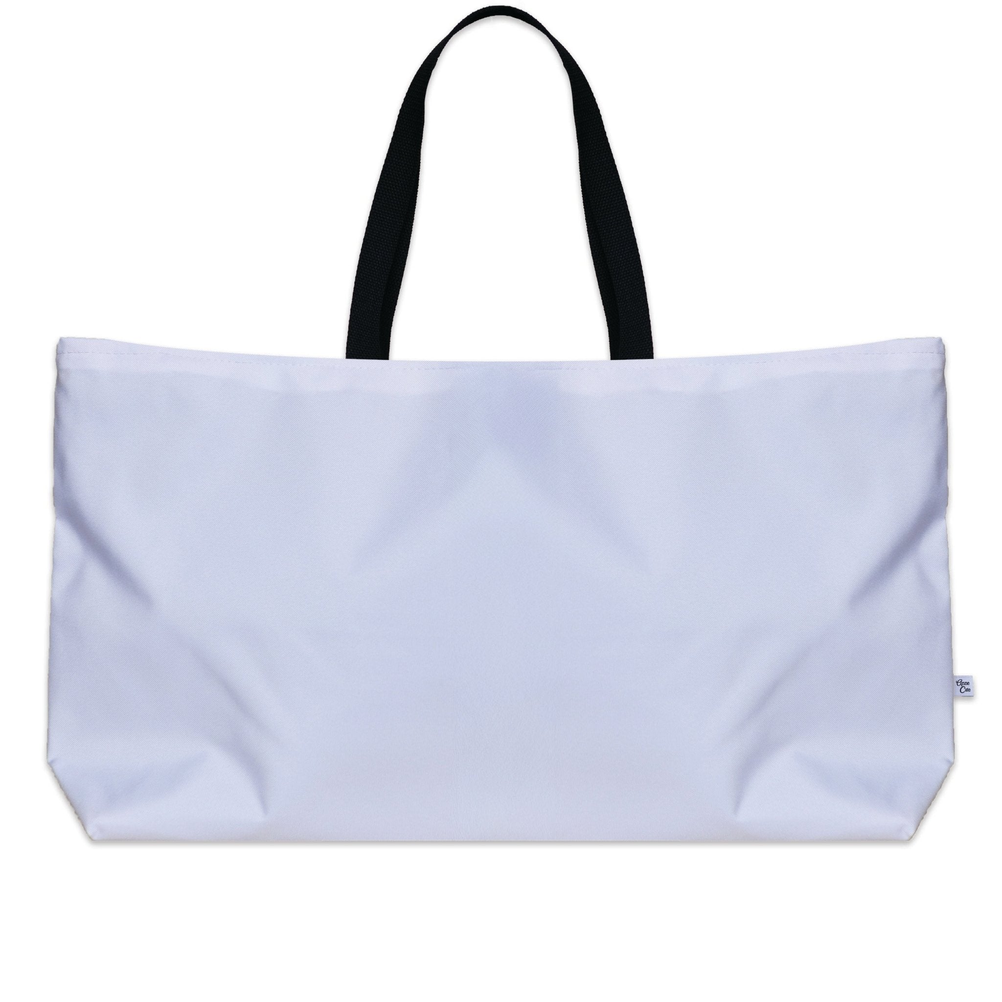 Weekender Tote - Zipper Closure and Pocket - Custom - Anne Cate