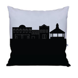 Willoughby OH Skyline Large Throw Pillow