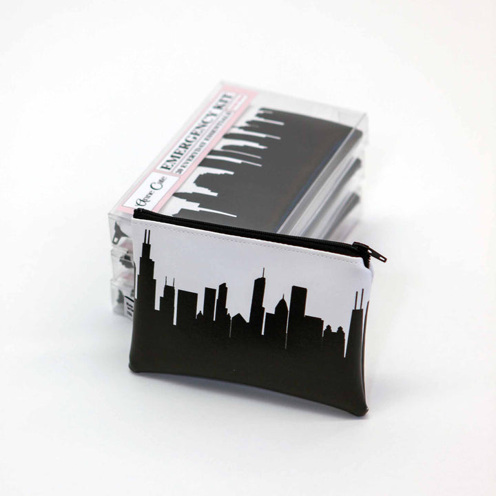 Wooster OH (College of Wooster) Skyline Mini Wallet Emergency Kit - For Her