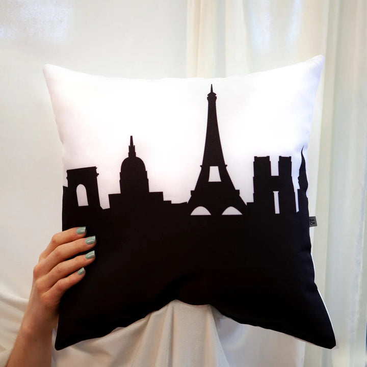 Willoughby OH Skyline Large Throw Pillow