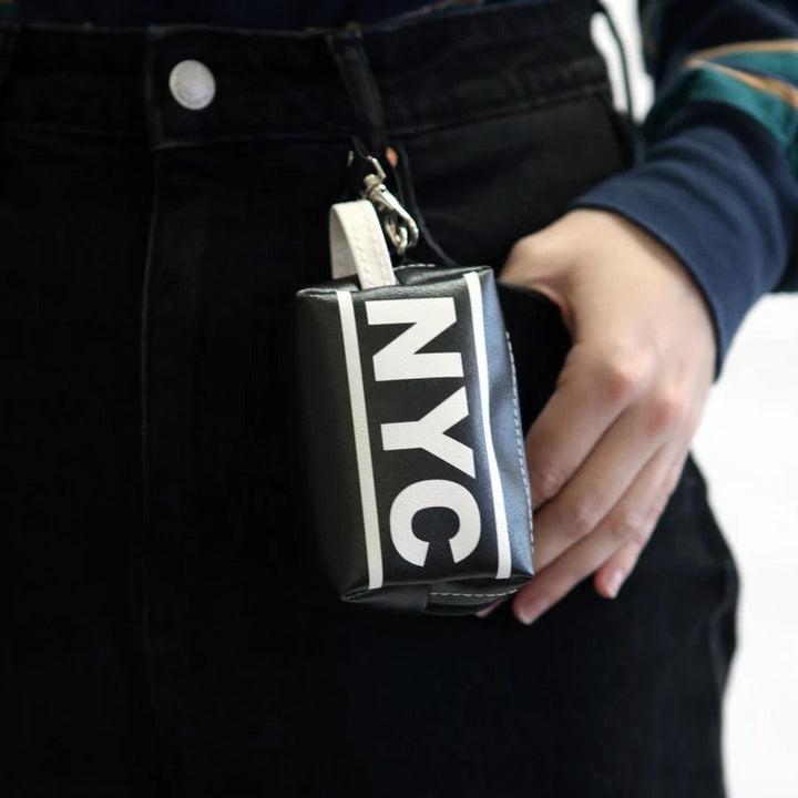 NYC (New York City) City Abbreviation Multi-Use Mini Bag Keychain