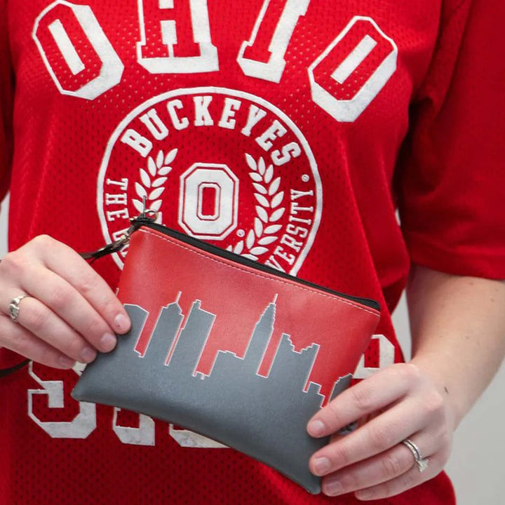 Pittsburgh PA Skyline Game Day Wristlet - Stadium Approved