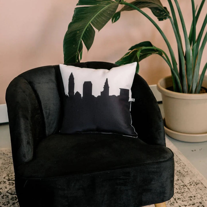 Florence Italy Skyline Large Throw Pillow