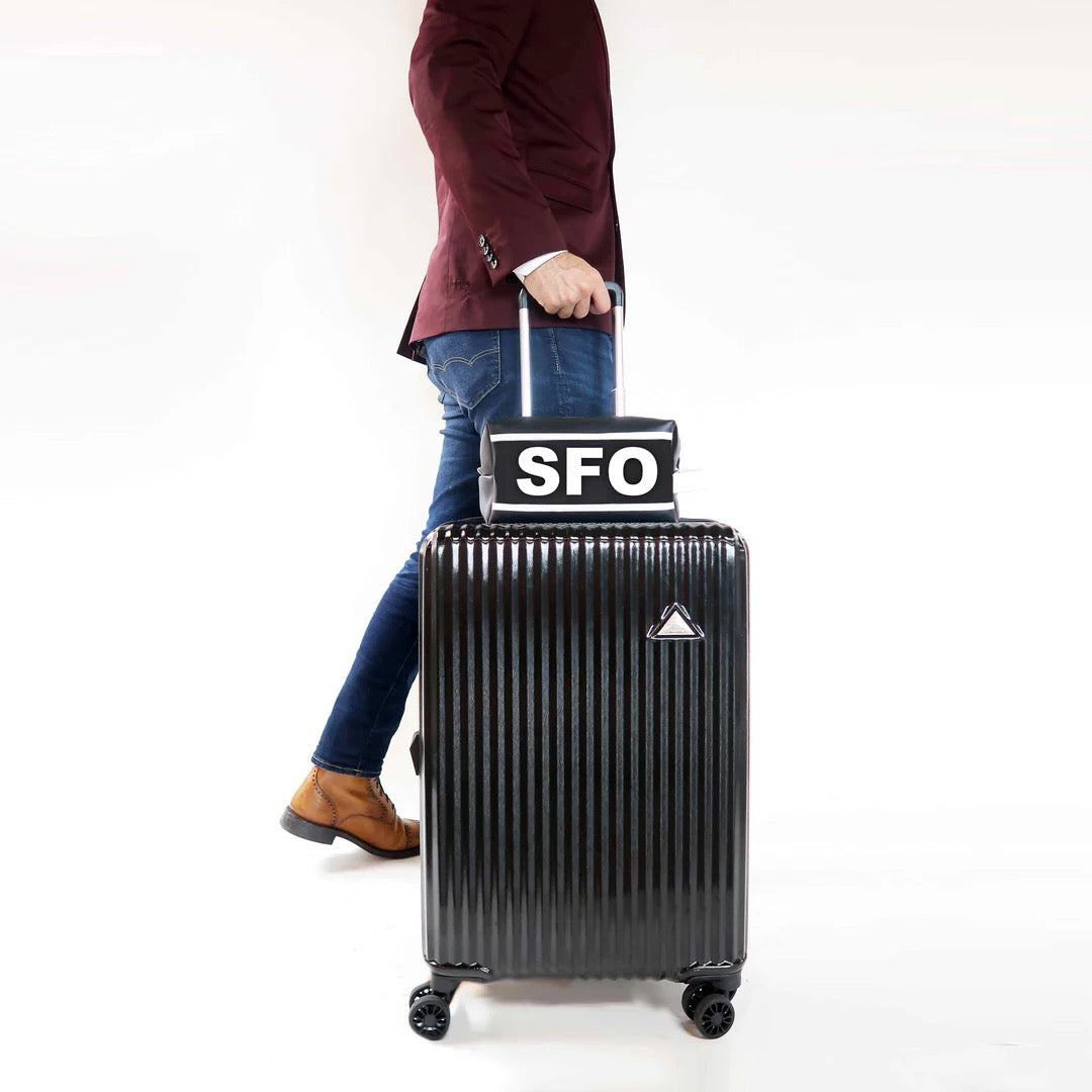 SFO (San Francisco) City Abbreviation Travel Dopp Kit Toiletry Bag