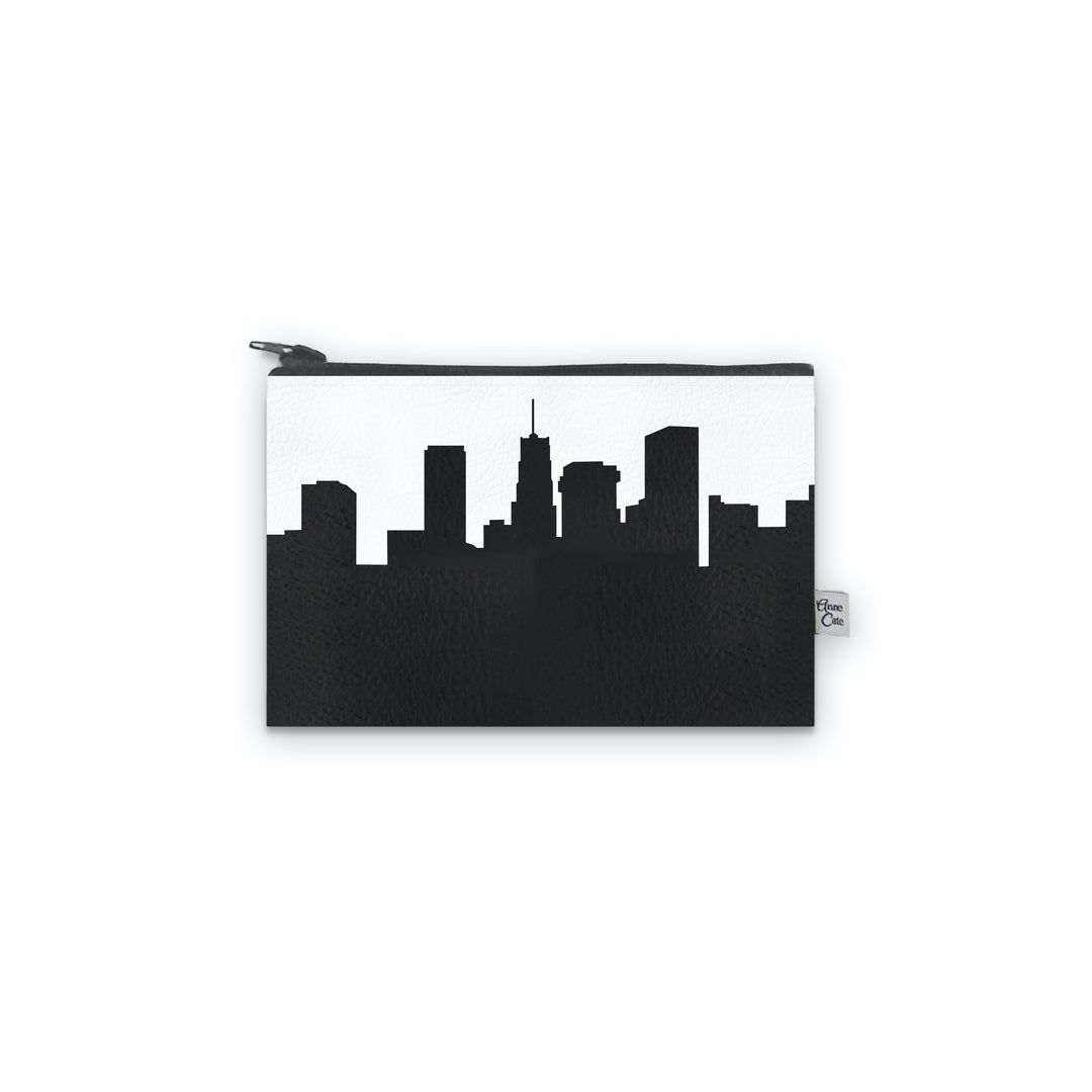 Akron OH Skyline Vegan Leather Mini Wallet