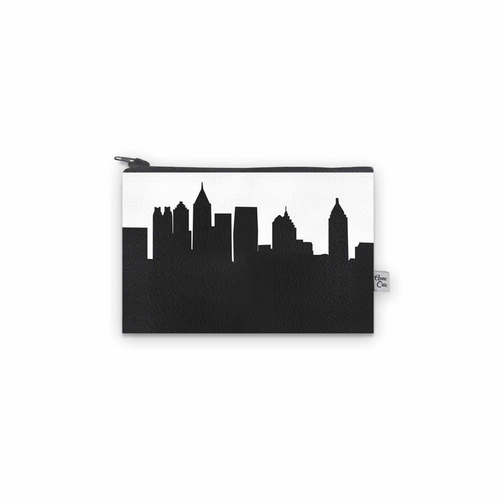 Atlanta GA Skyline Vegan Leather Mini Wallet