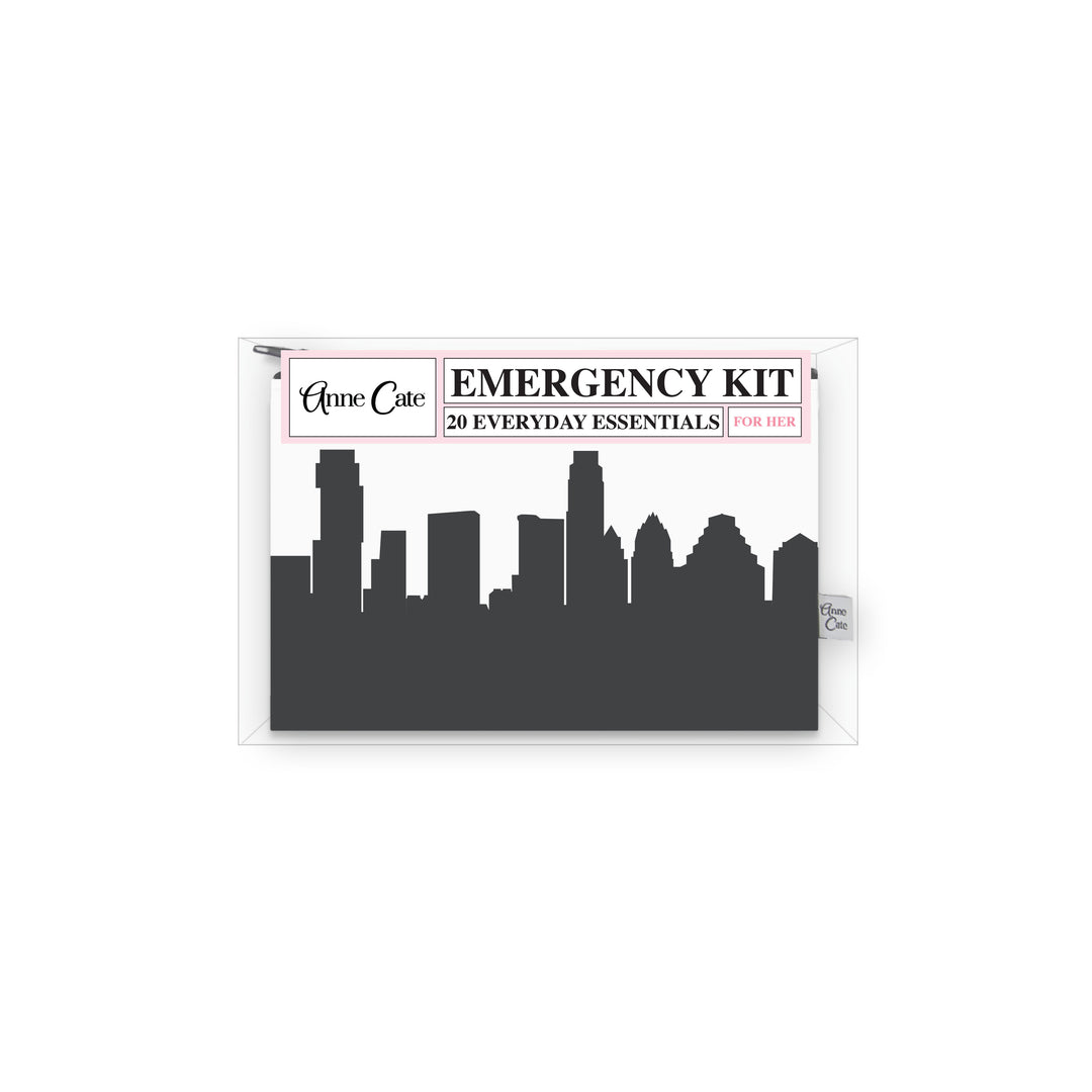 Austin TX Mini Wallet Emergency Kit - For Her