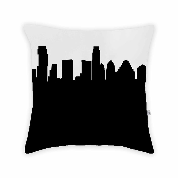 Austin TX Skyline Large Throw Pillow