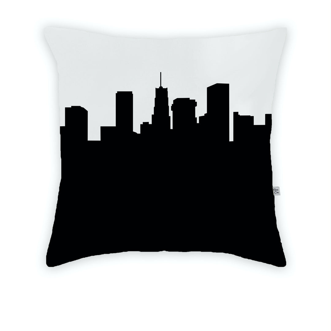 Akron OH Skyline Large Throw Pillow