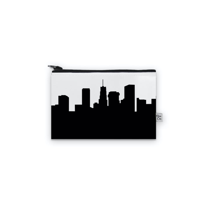 Akron OH Skyline Canvas Mini Purse
