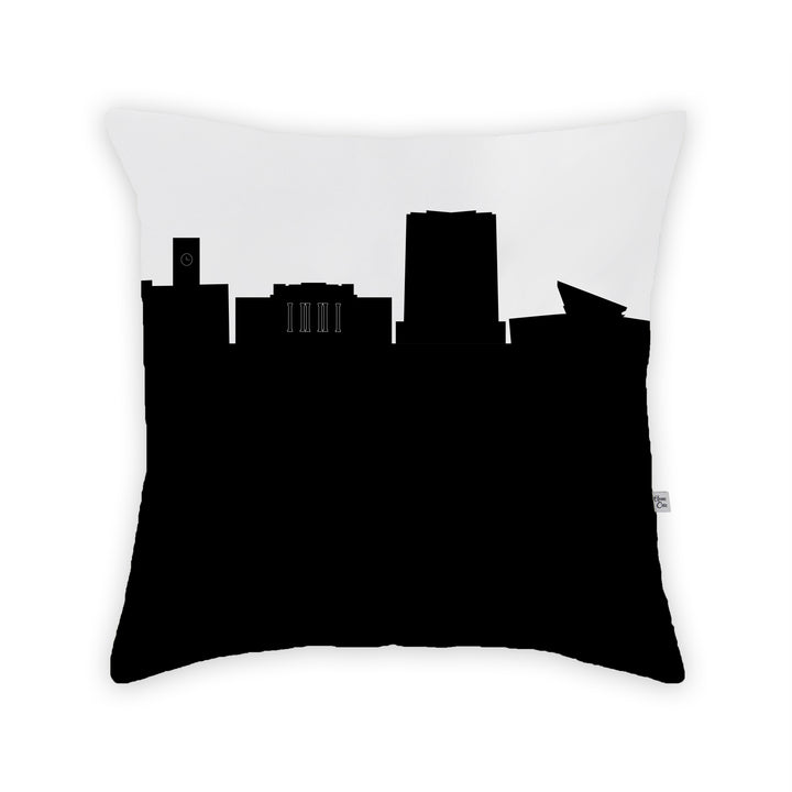 Bowling Green OH (Bowling Green State University) Skyline Large Throw Pillow