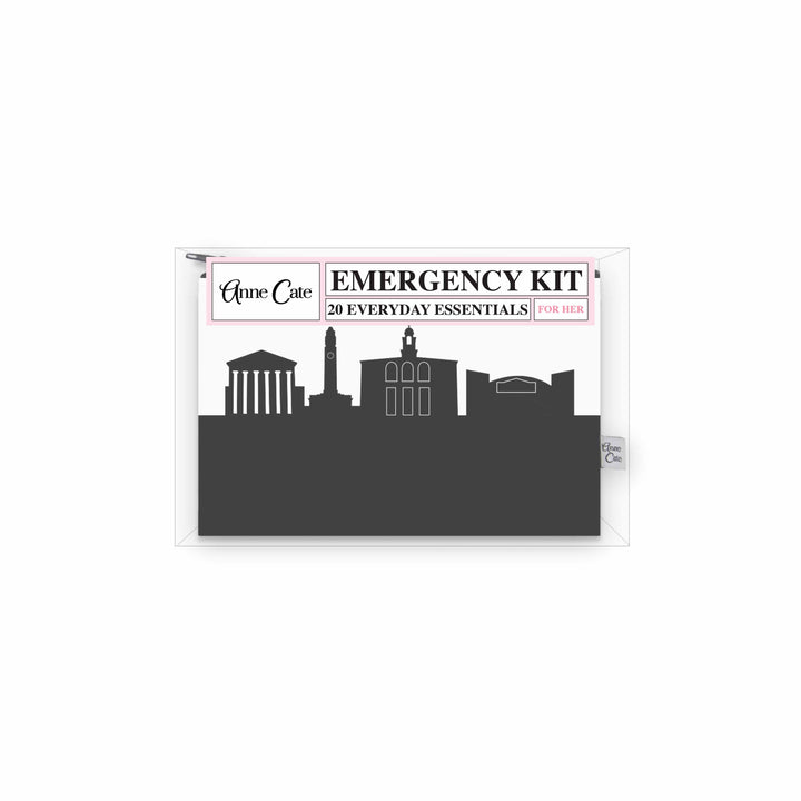 Baton Rouge LA Skyline Mini Wallet Emergency Kit - For Her